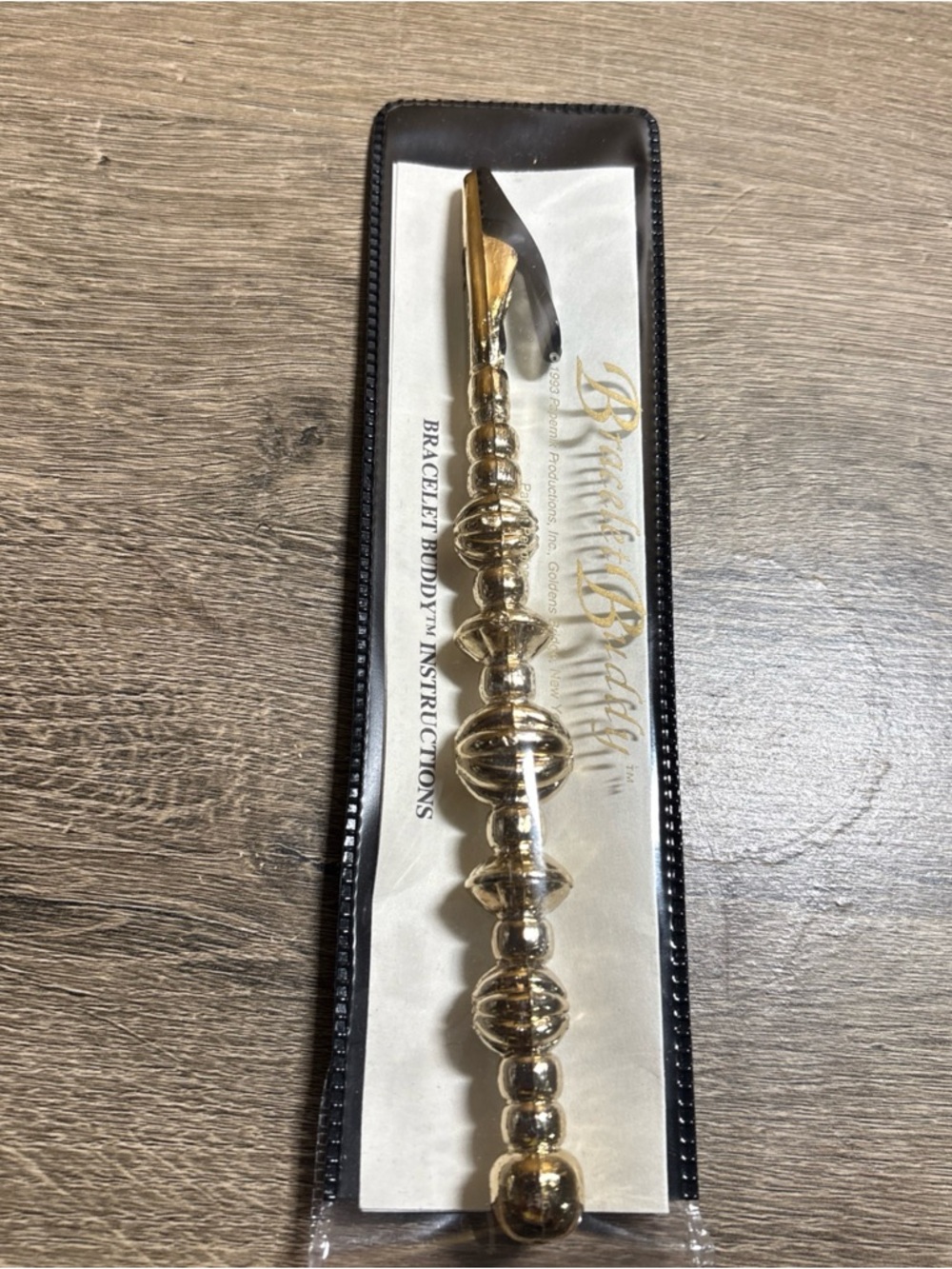 Gold-Plated Bracelet Buddy / Bracelet Assistance Tool